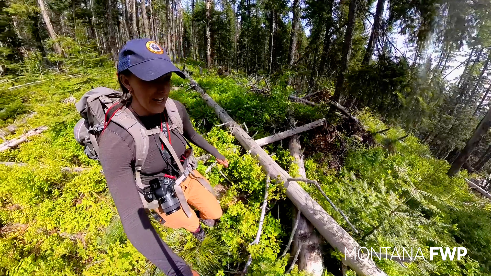 Lauren Karnopp on a hike.