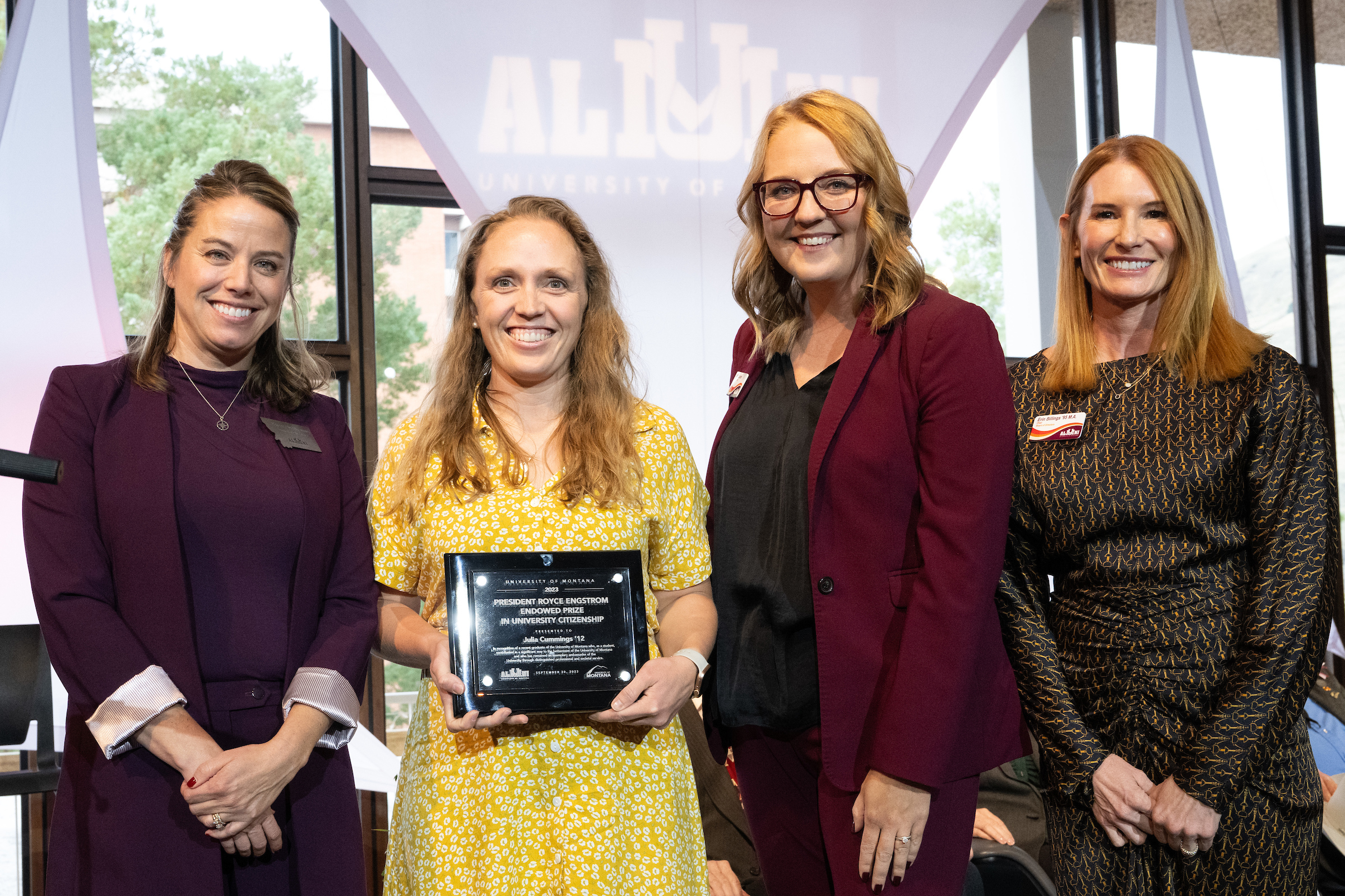 Photo of the 2023 President Royce Engstrom Prize recipient.